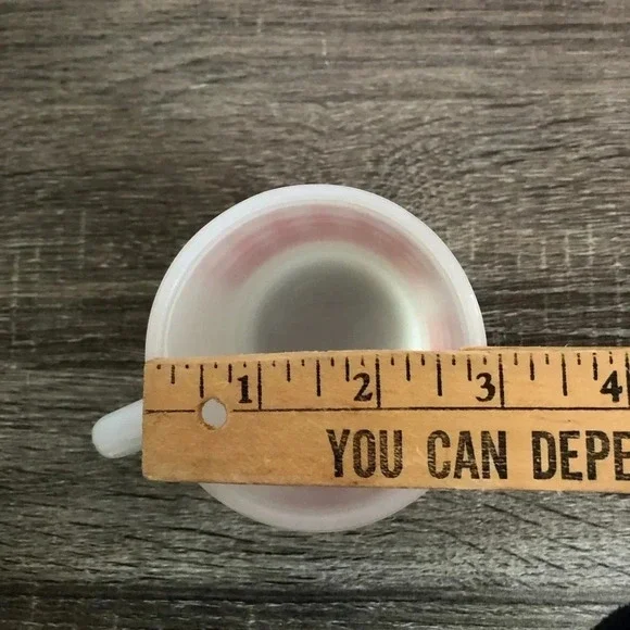 Vtg Anchor Hocking Milk Glass Mug - Picture 7 of 8